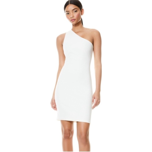 Alice + Olivia Rosia One Shoulder Mini Dress - Picture 2 of 15
